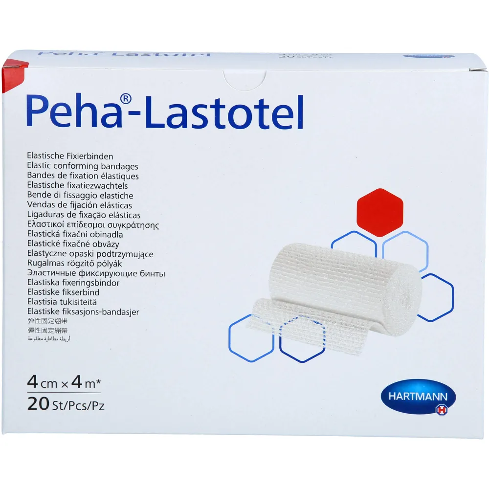 Peha-Lastotel Fixierbinde 4 cmx4 m 20 St