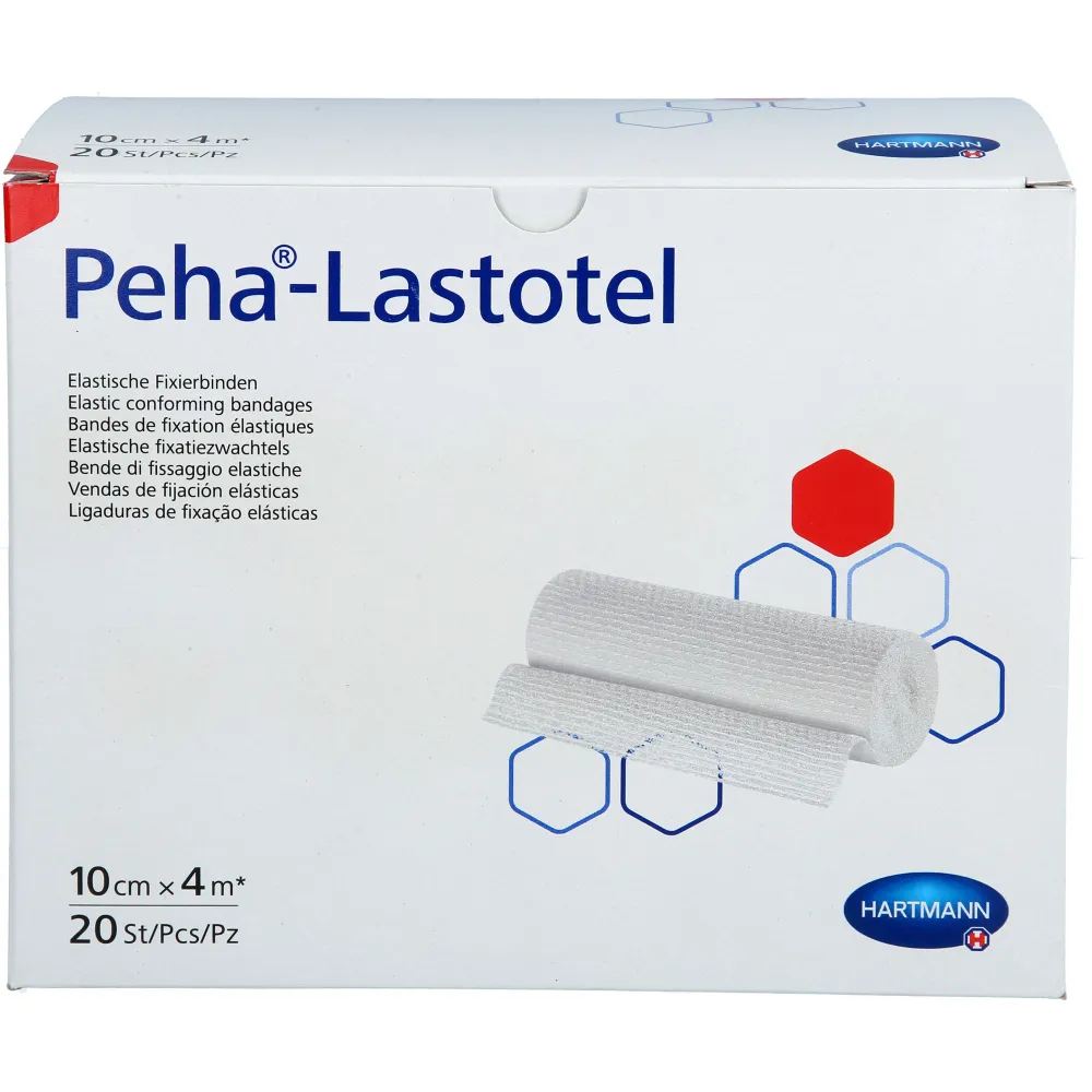 Peha-Lastotel Fixierbinde 10 cmx4 m 20 St