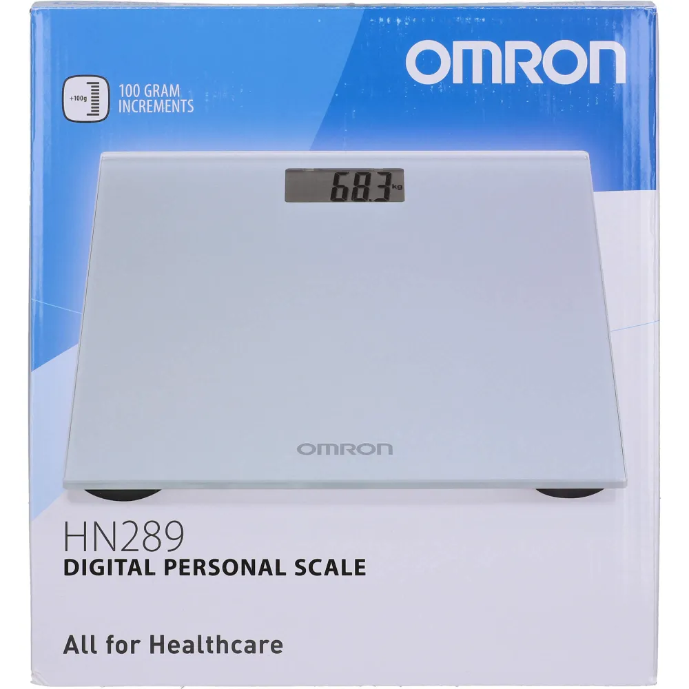 Omron Hn-289 digitale Personenwaage silbergrau 1 St