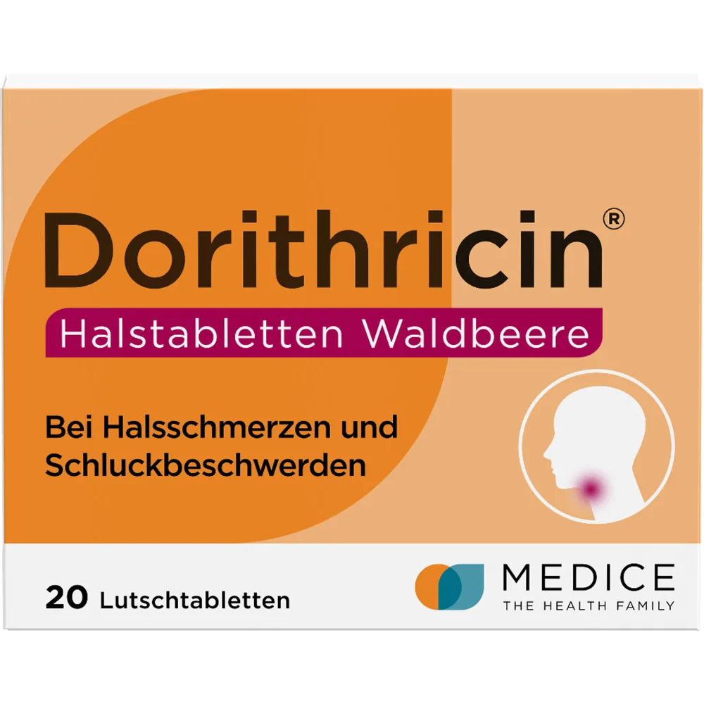 Dorithricin Halstabletten Waldbeere 20 St