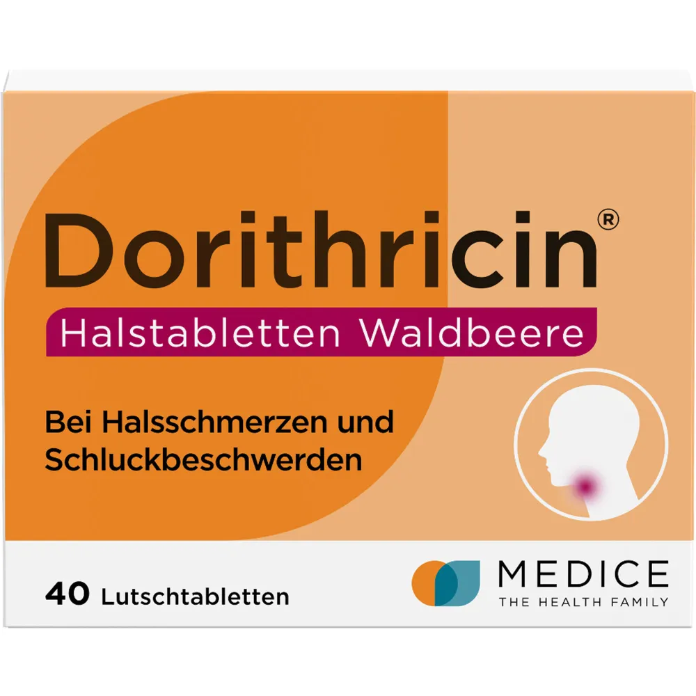 Dorithricin Halstabletten Waldbeere 40 St