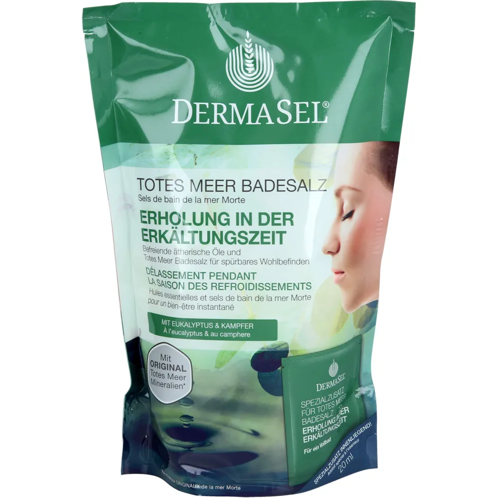 Dermasel Totes Meer Badesalz+Erkältungszeit Spa 1 P