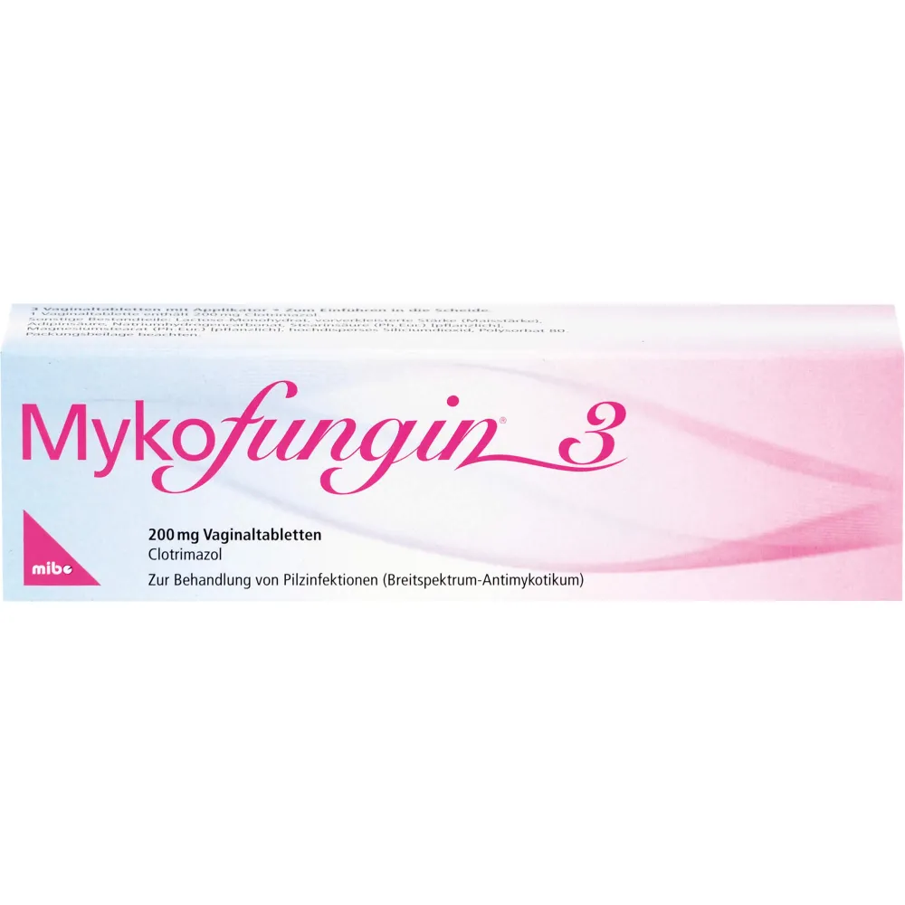 Mykofungin 3 Vaginaltabletten 200 mg 3 St