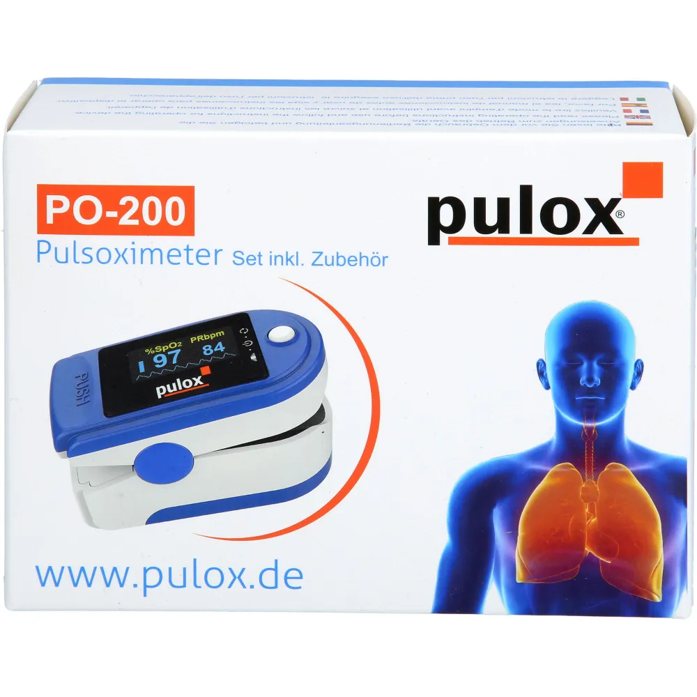 Pulox Po-200 Pulsoximeter blau 1 St