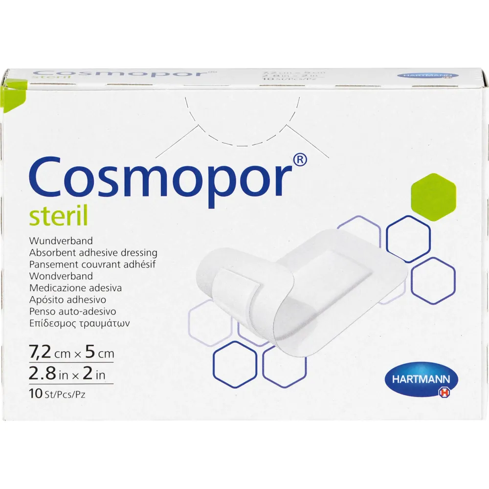 Cosmopor steril Wundverband 5x7,2 cm 10 St