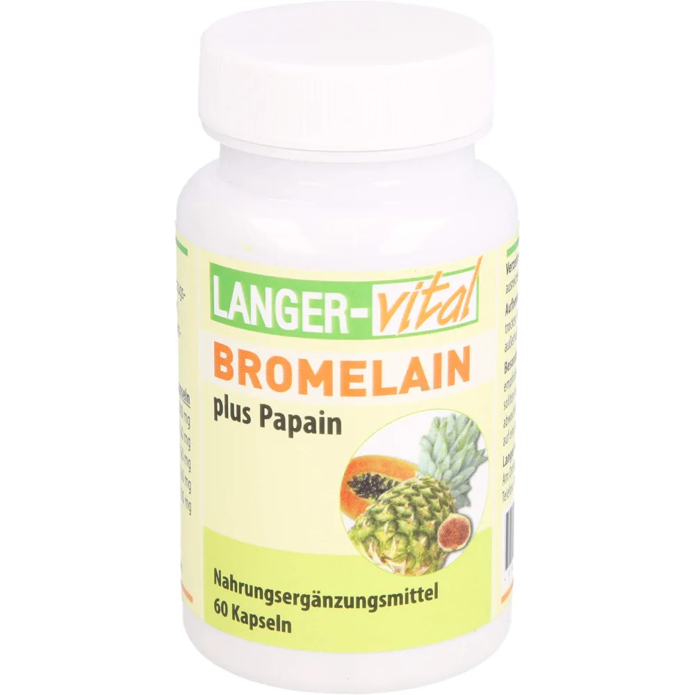 Bromelain 160 mg+Papain 160 mg Tg.Kapseln 60 St
