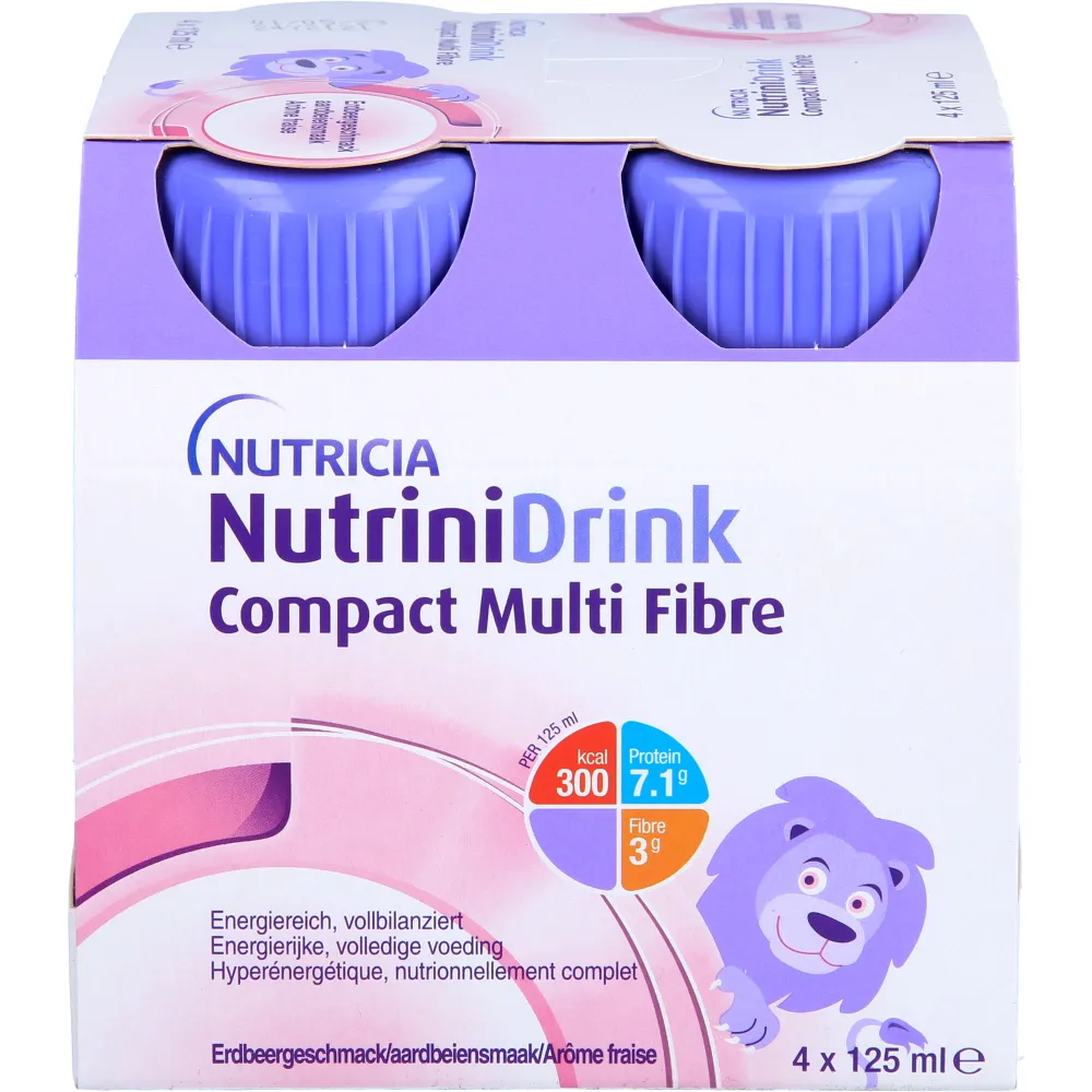 Nutrinidrink Compact MultiFibre Erdbeere 4000 ml