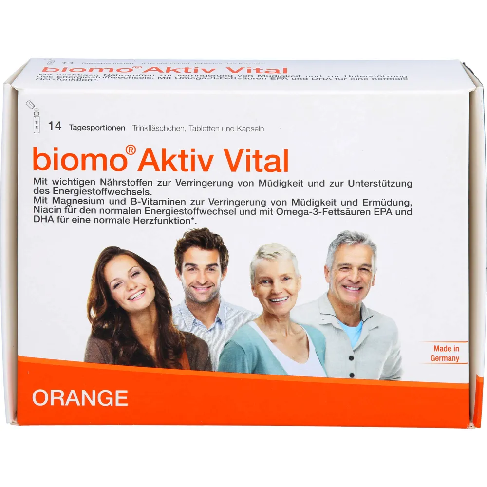 Biomo Aktiv Vital Trinkflaschen 14-Tagesportionen 1 St