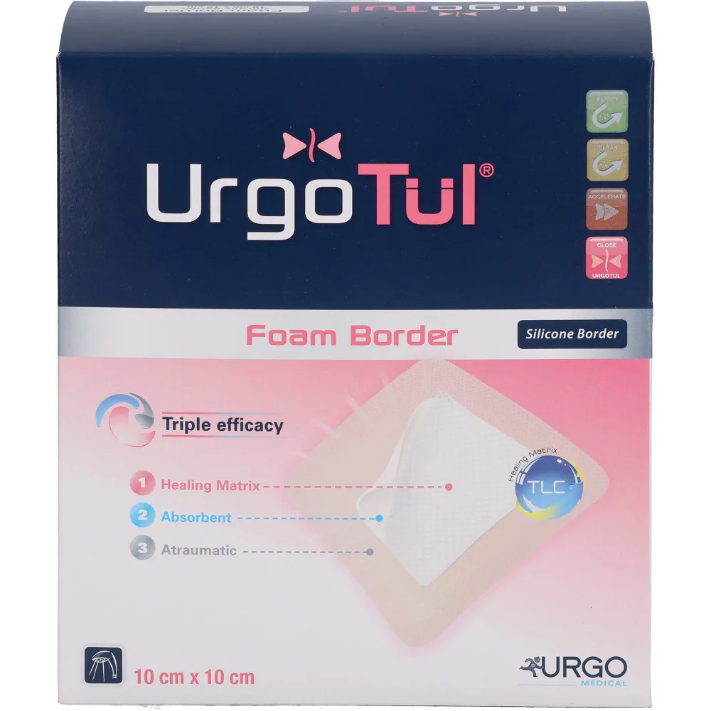 Urgotül Foam Border 10x10 cm Verband 20 St