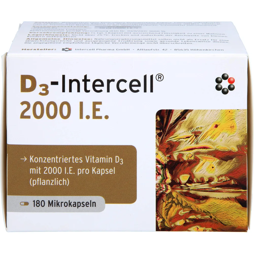 D3-Intercell 2.000 I.E. Kapseln 180 St