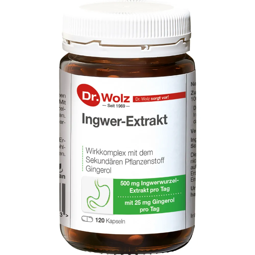 Ingwer Extrakt Dr.Wolz Kapseln 120 St