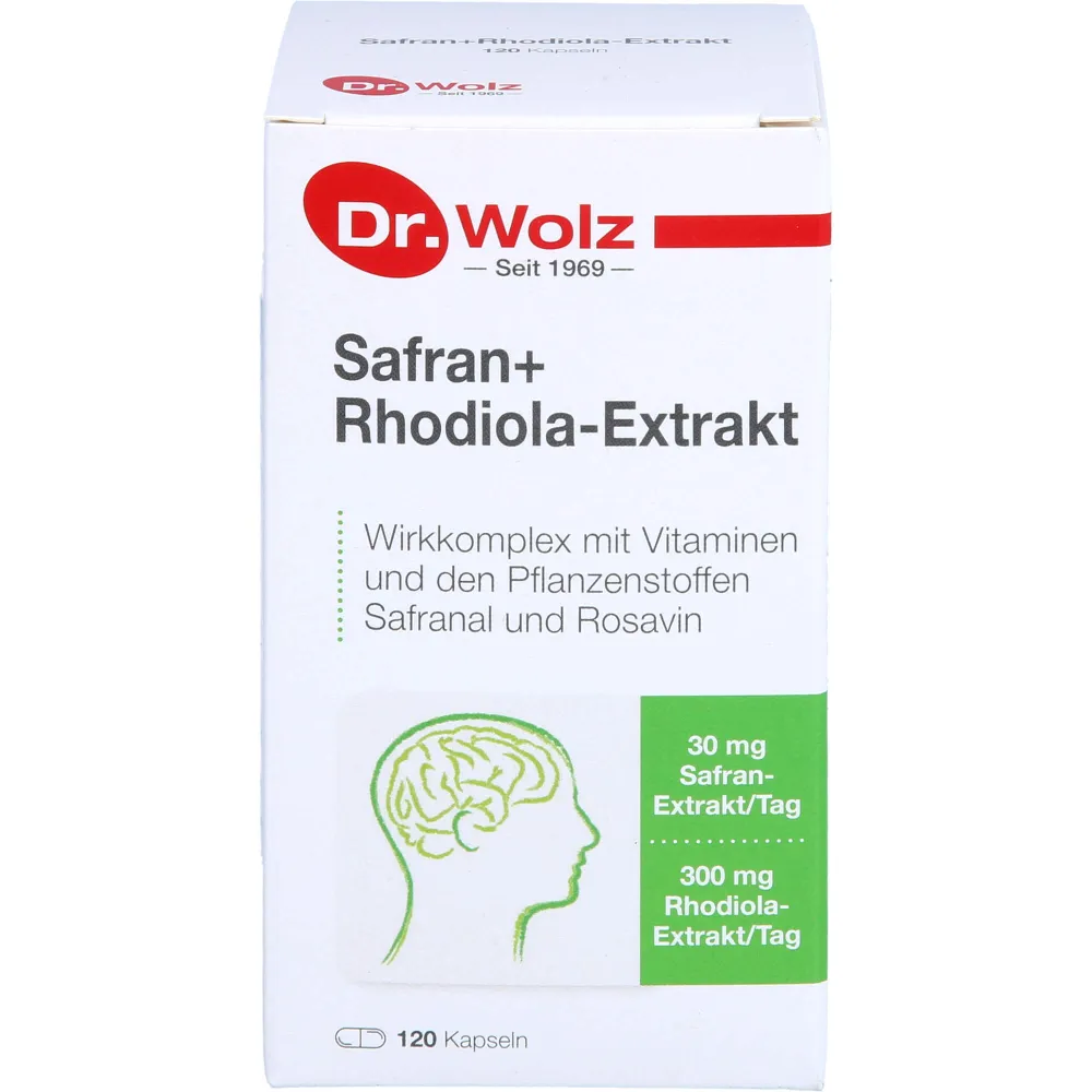 Safran+Rhodiola-Extrakt Dr.Wolz Kapseln 120 St