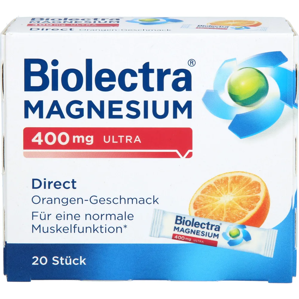 Biolectra Magnesium 400 mg ultra Direct Orange 20 St