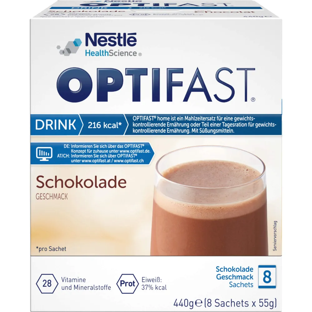 Optifast home Drink Schokolade Pulver 440 g