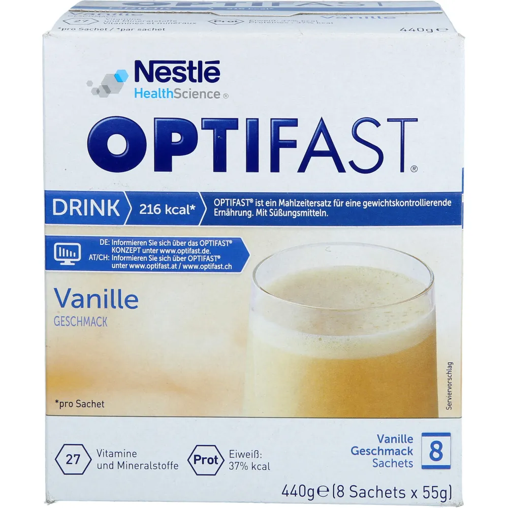 Optifast home Drink Vanille Pulver 440 g