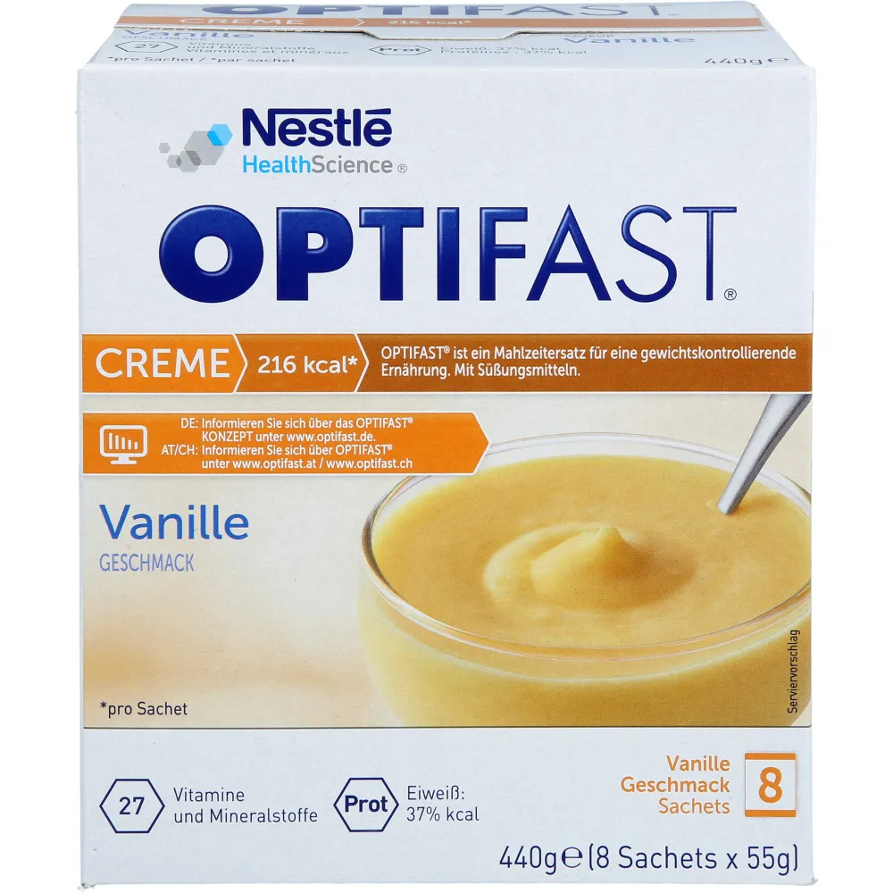 Optifast home Creme Vanille Pulver 440 g