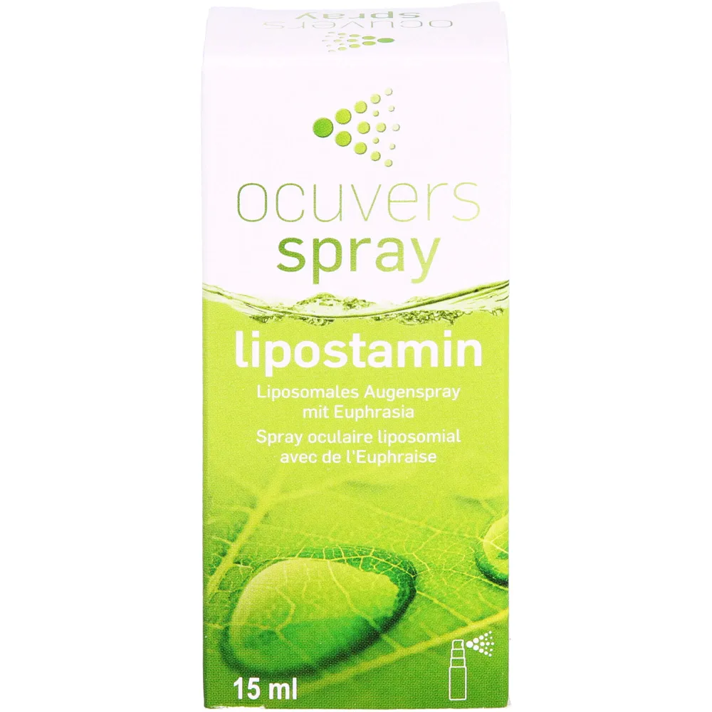 Ocuvers spray lipostamin Augenspray mit Euphrasia 15 ml