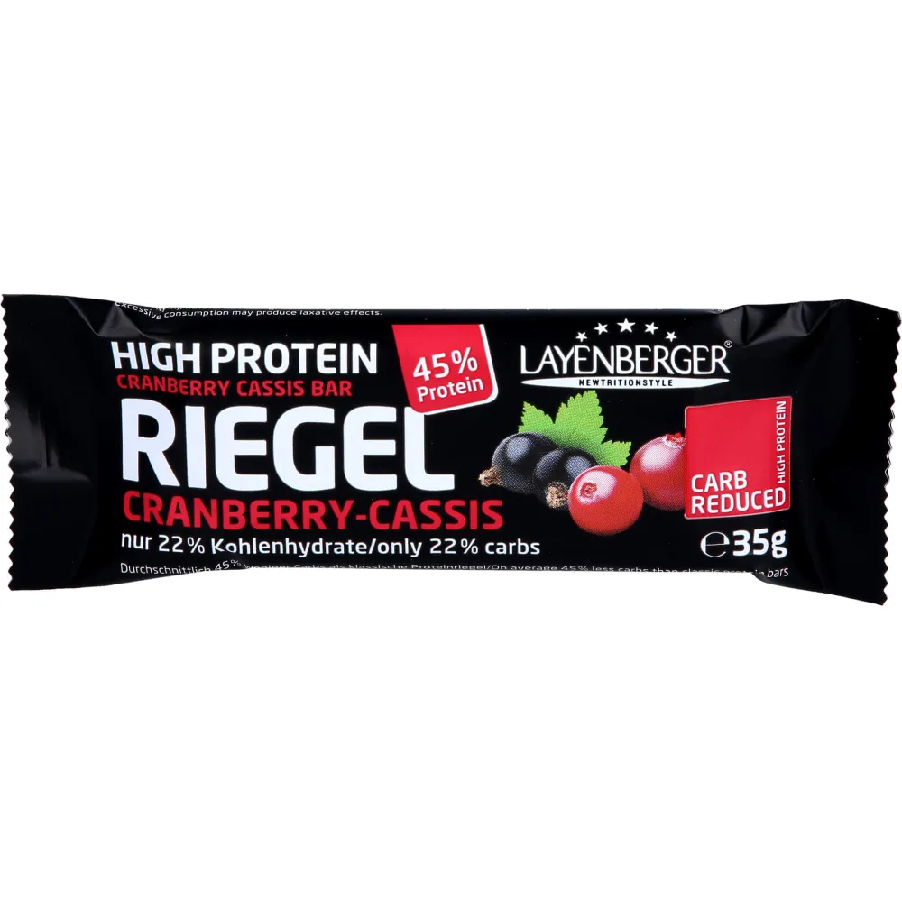 Layenberger LowCarb.one Protein-Riegel Cra.-Cassis 35 g