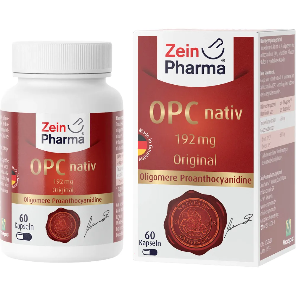 Opc Nativ Kapseln 192 mg reines Opc 60 St