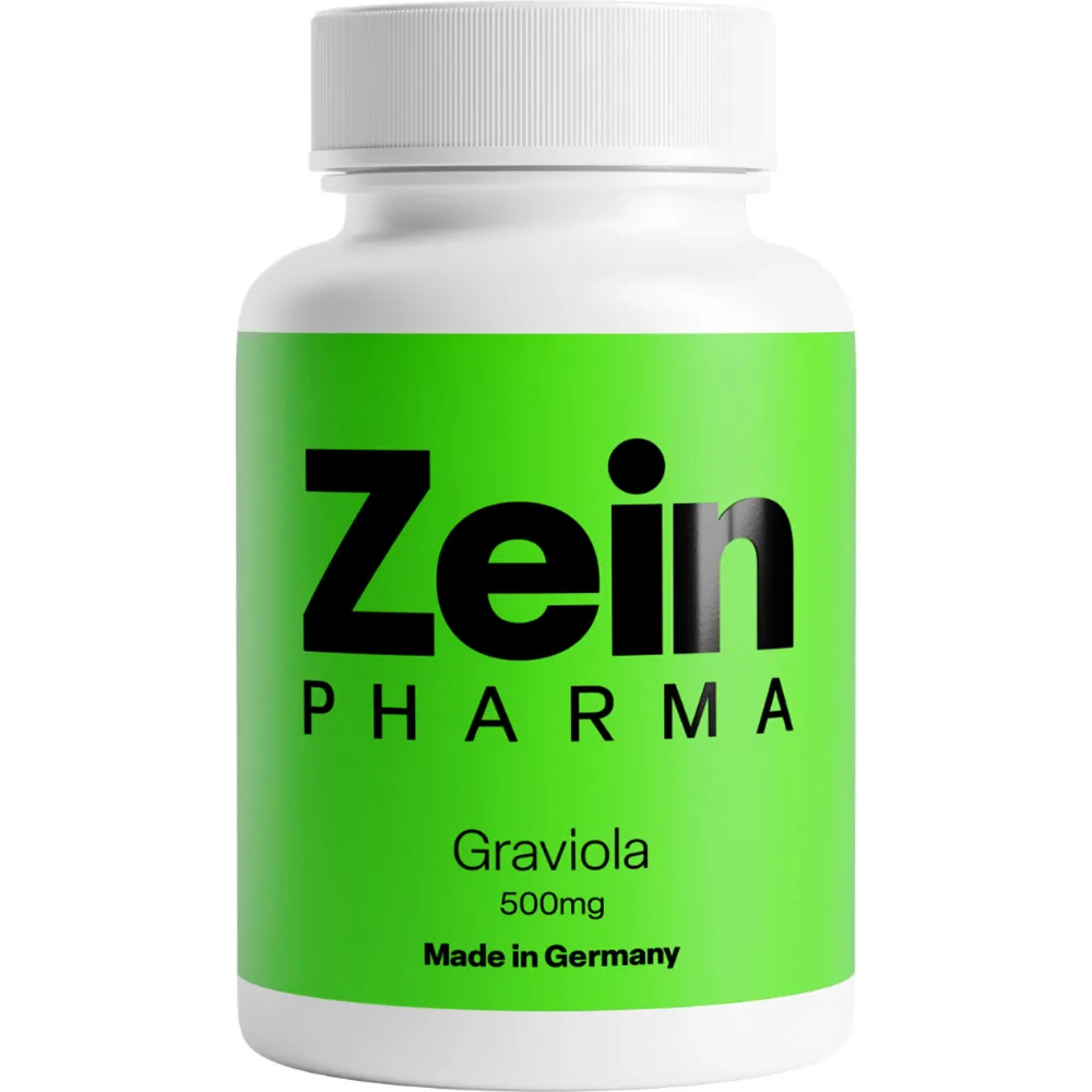 Graviola Kapseln 500 mg/Kap.reines Blattpulv.Peru 90 St