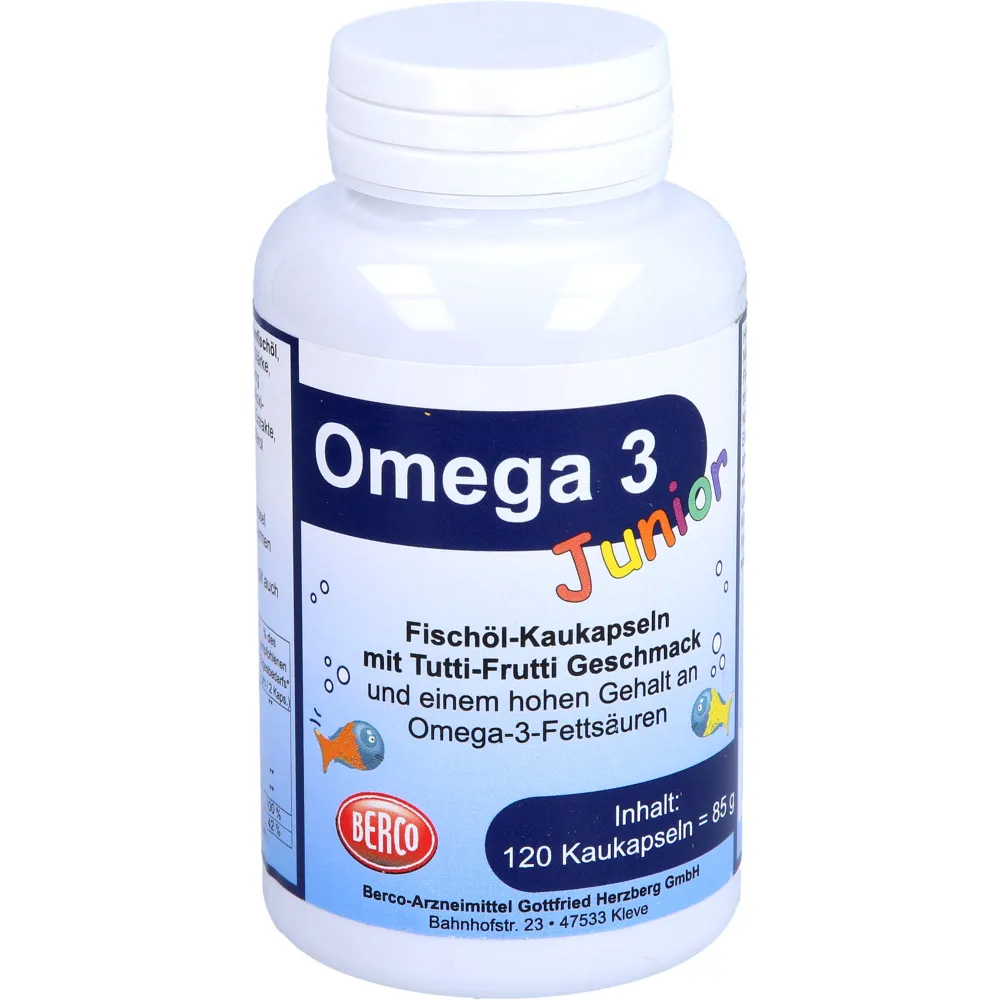 Omega-3 Junior Berco Kaukapseln 120 St