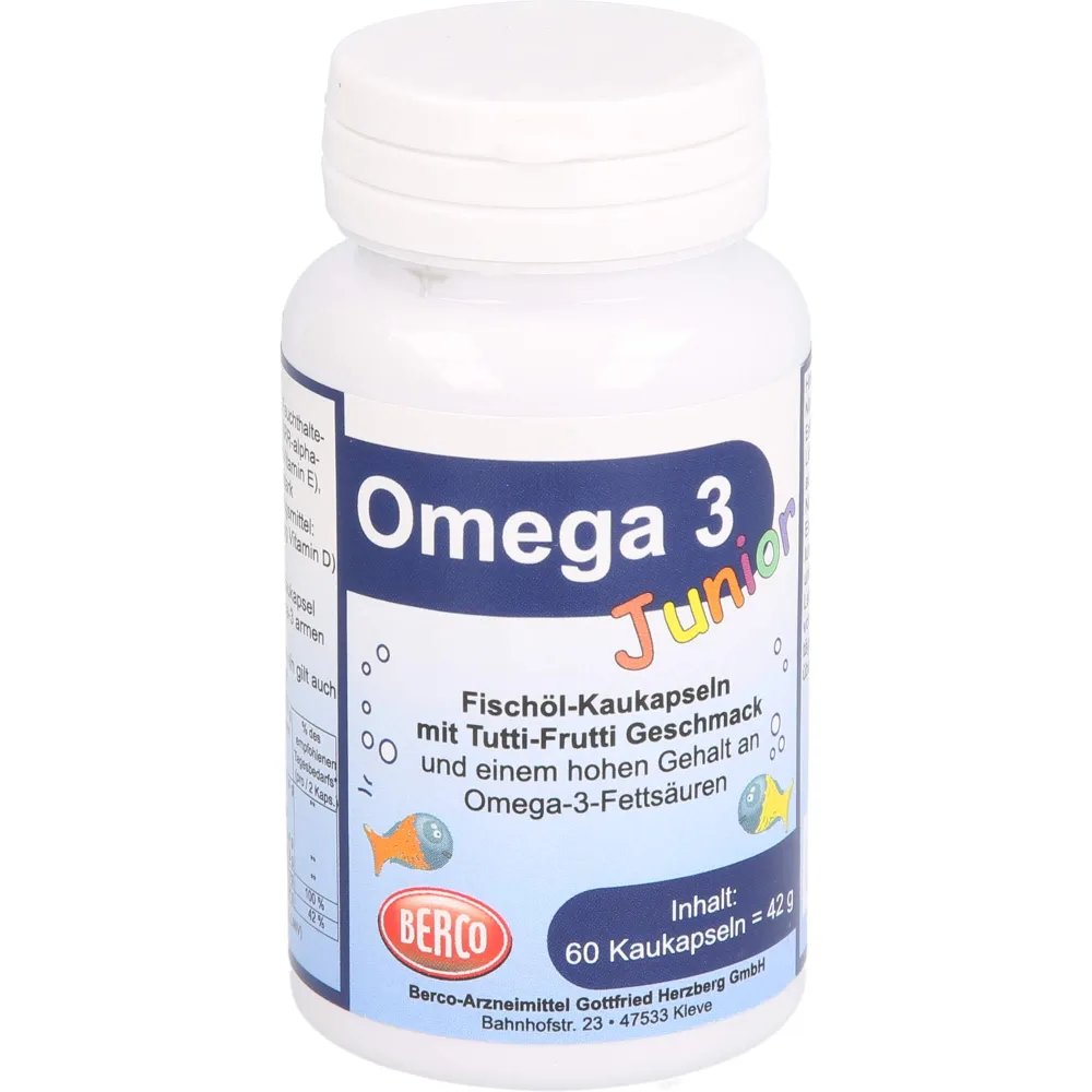 Omega-3 Junior Berco Kaukapseln 60 St