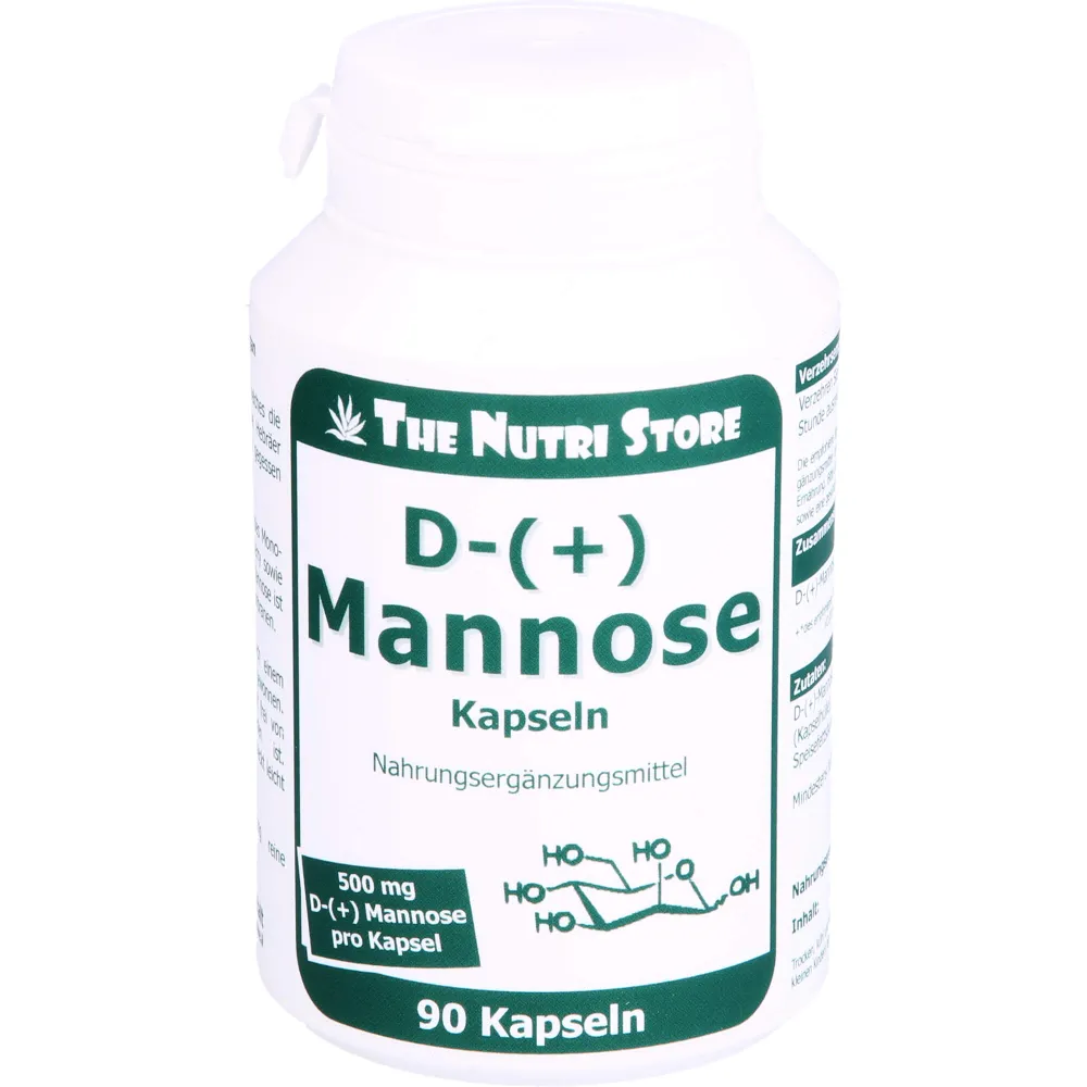 D-Mannose 500 mg vegetarische Kapseln 90 St