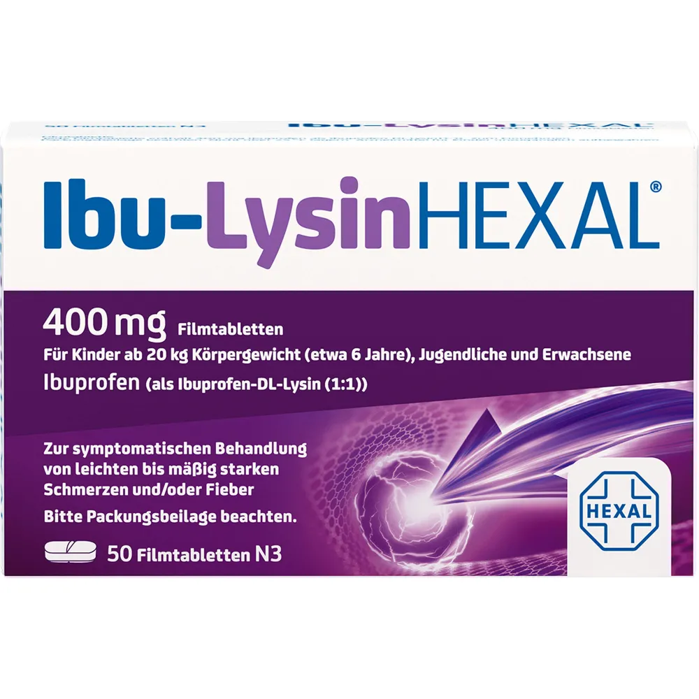 Ibu-Lysinhexal Filmtabletten 50 St