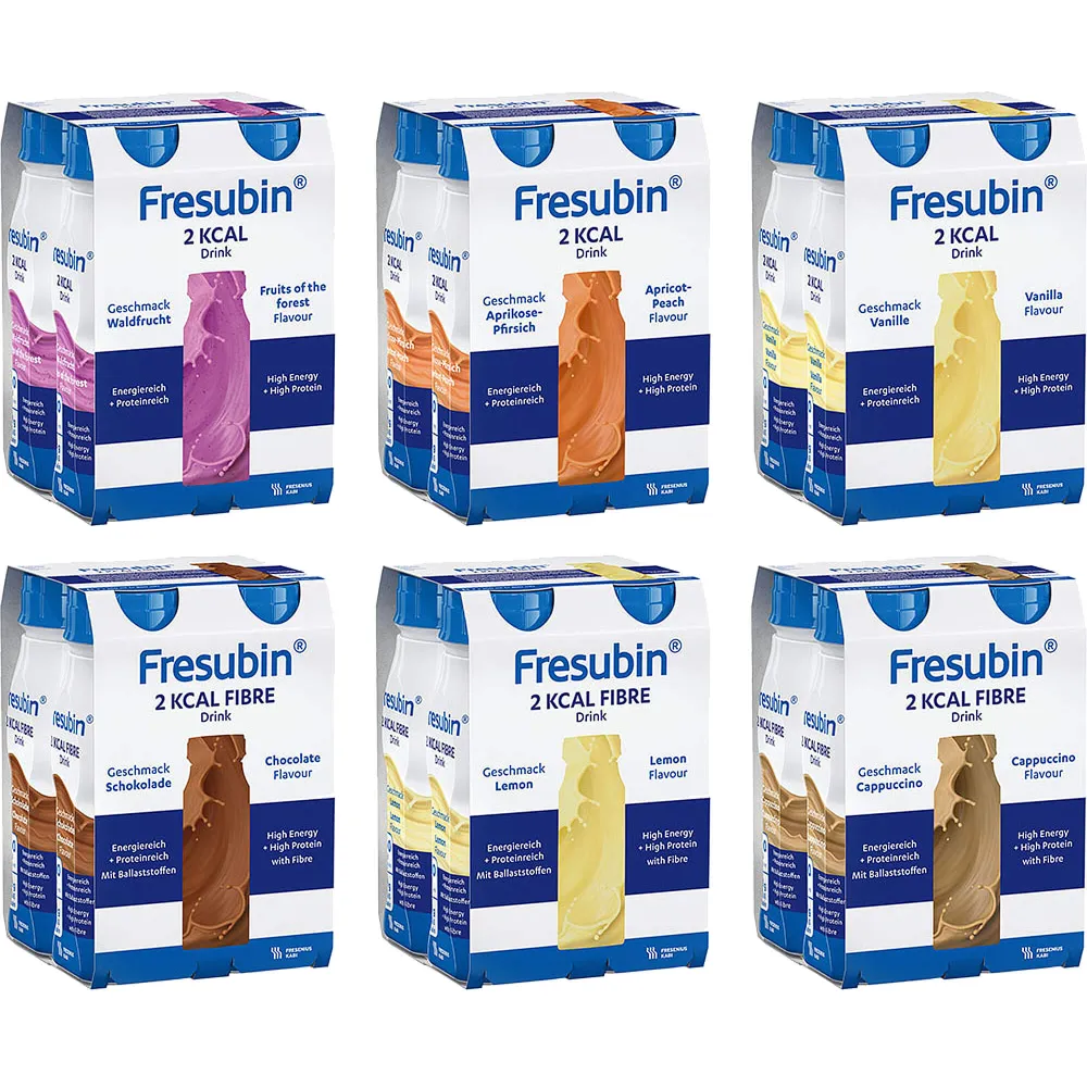 Fresubin 2 kcal Drink Mischkarton Trinkflasche 4800 ml