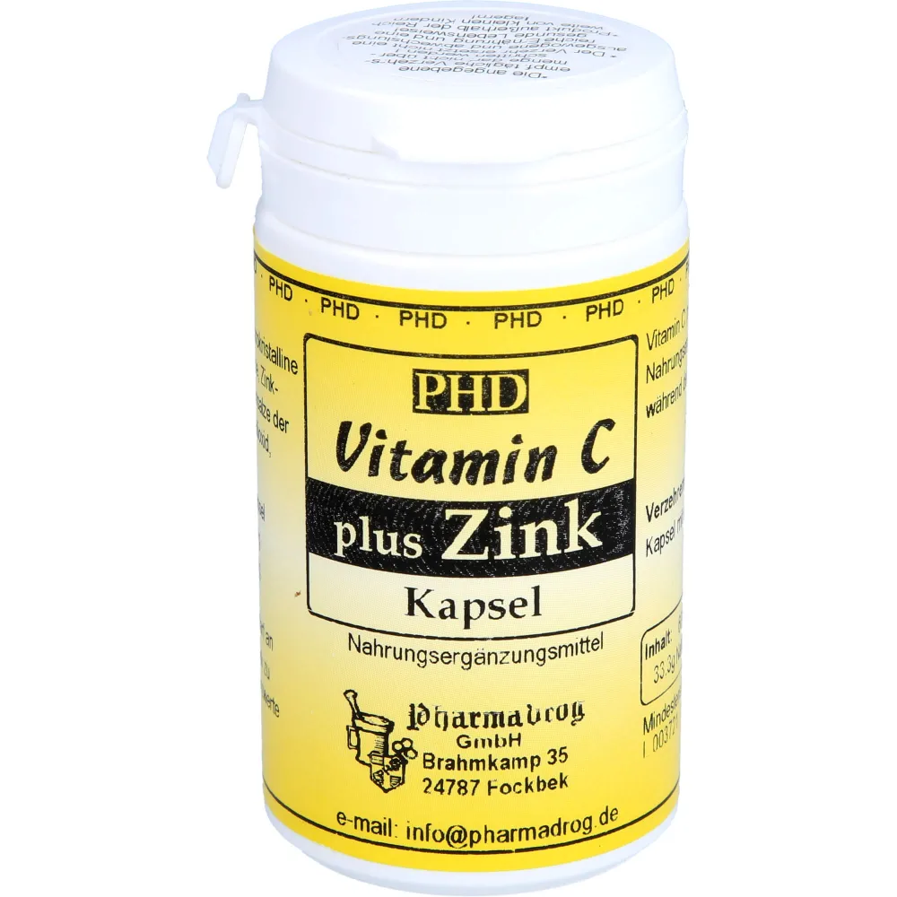 Vitamin C Plus Zink Kapseln 60 St