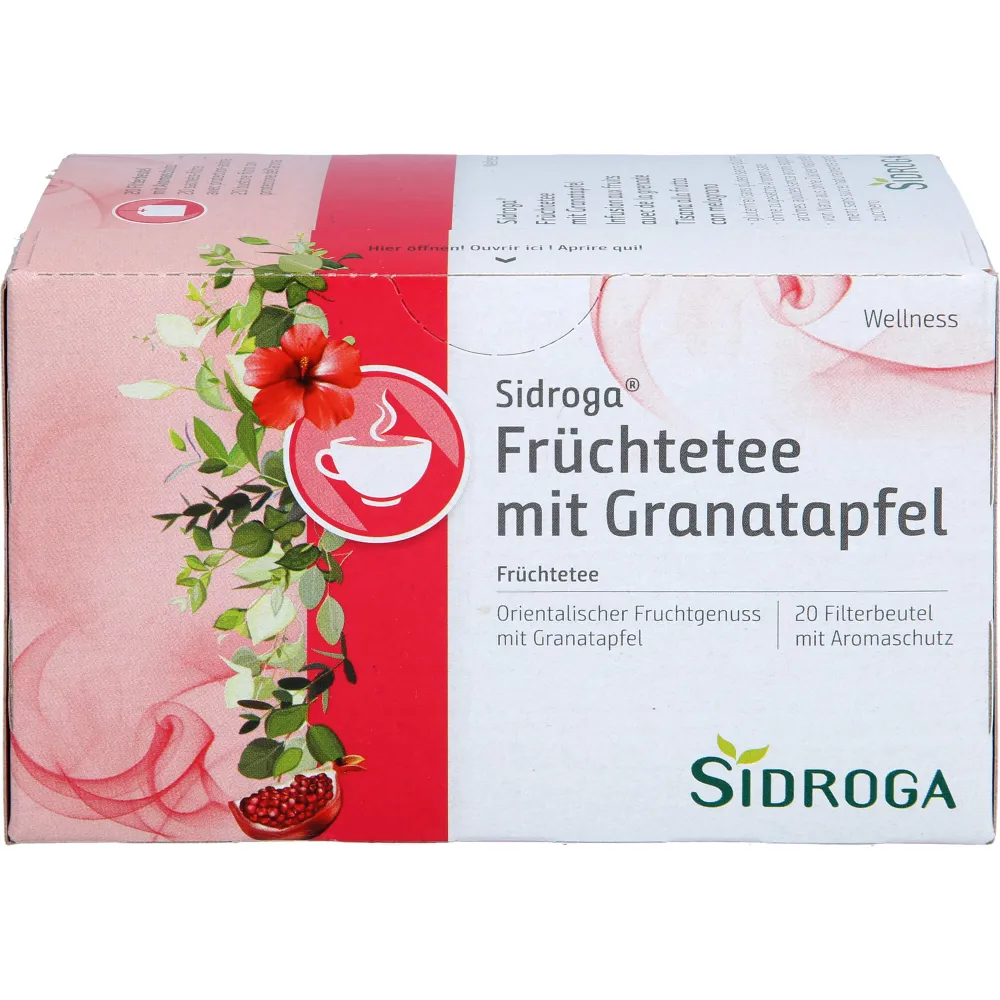 Sidroga Wellness Früchtetee m.Granatapfel Filterb. 40 g