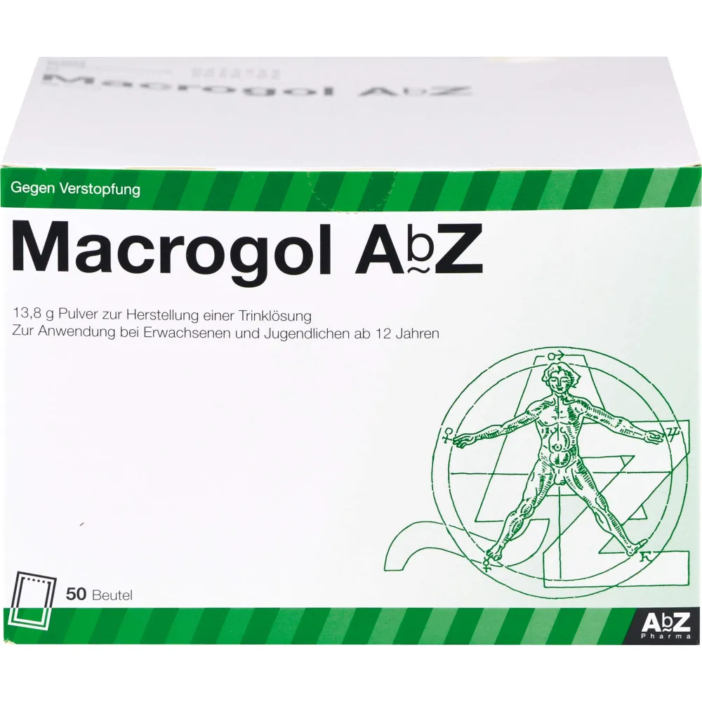 Macrogol AbZ Plv.z.Her.e.Lsg.z.Einnehmen 50 St