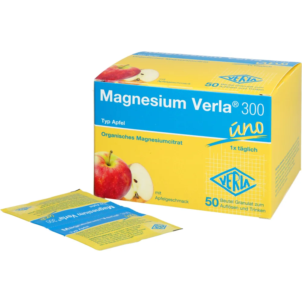 Magnesium Verla 300 Apfel Granulat 50 St