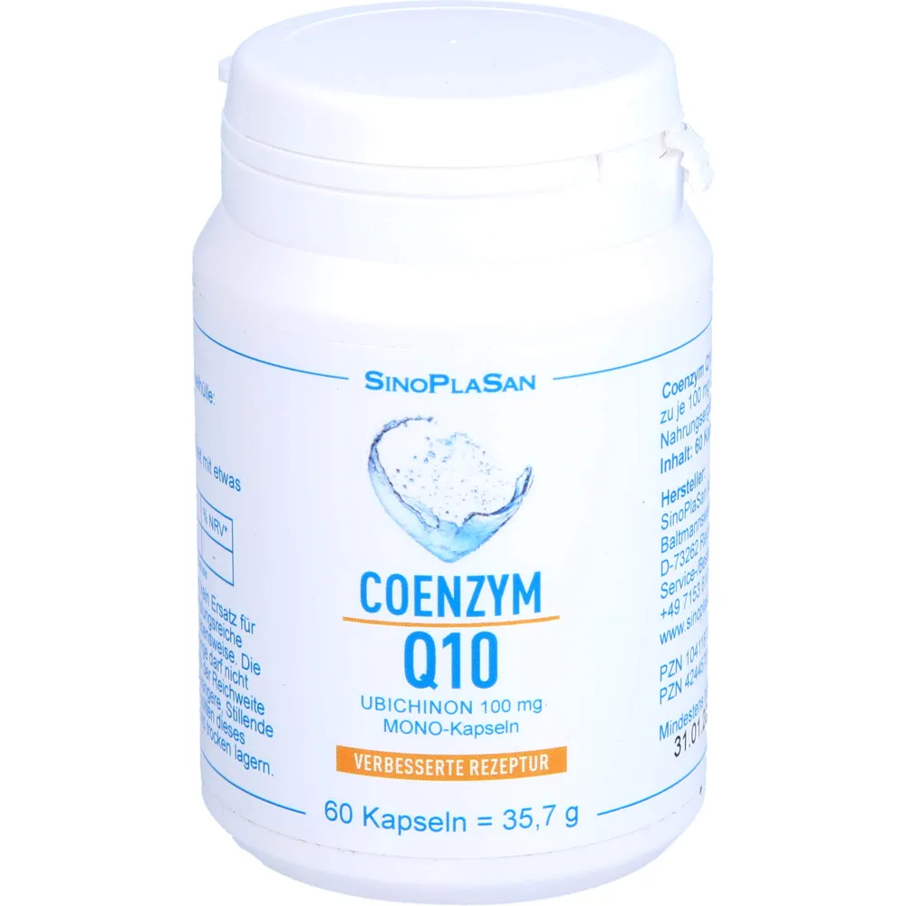 Coenzym Q10 Ubichinon Mono-Kapseln 100 mg 60 St