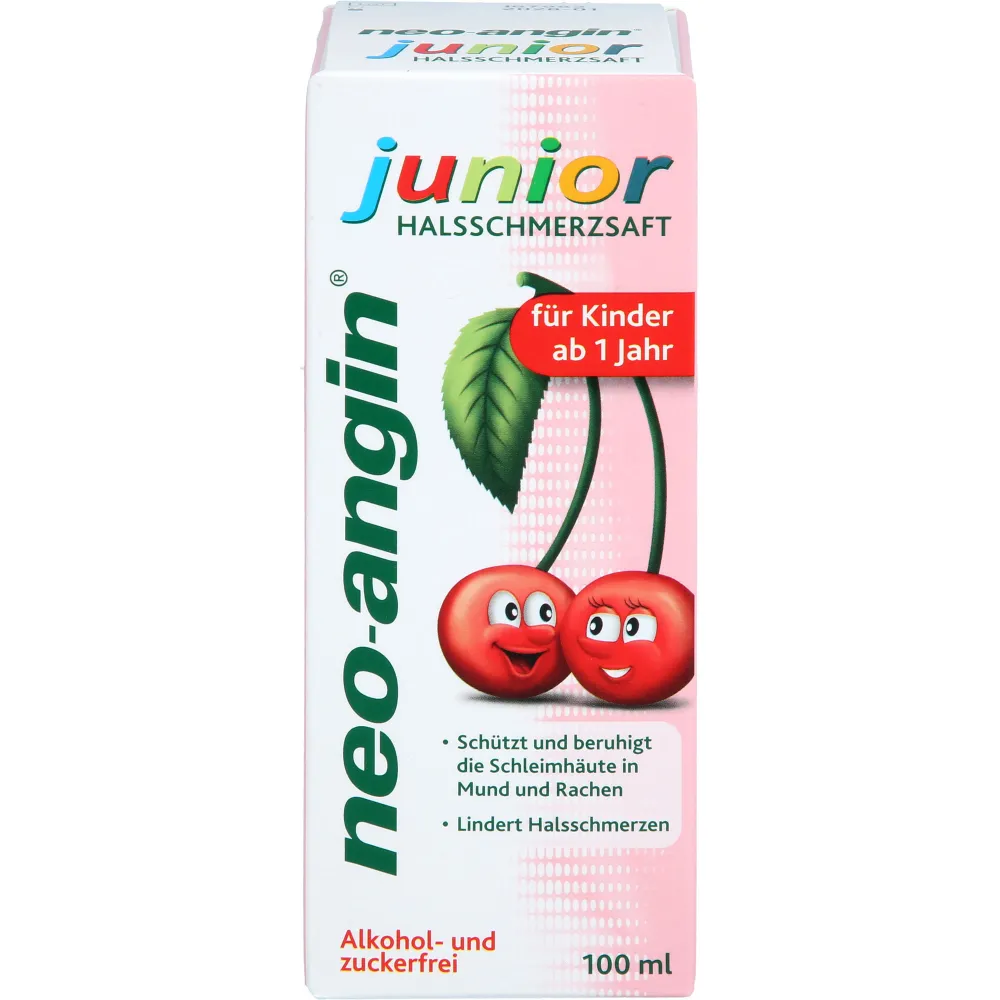 Neo-Angin junior Halsschmerzsaft 100 ml