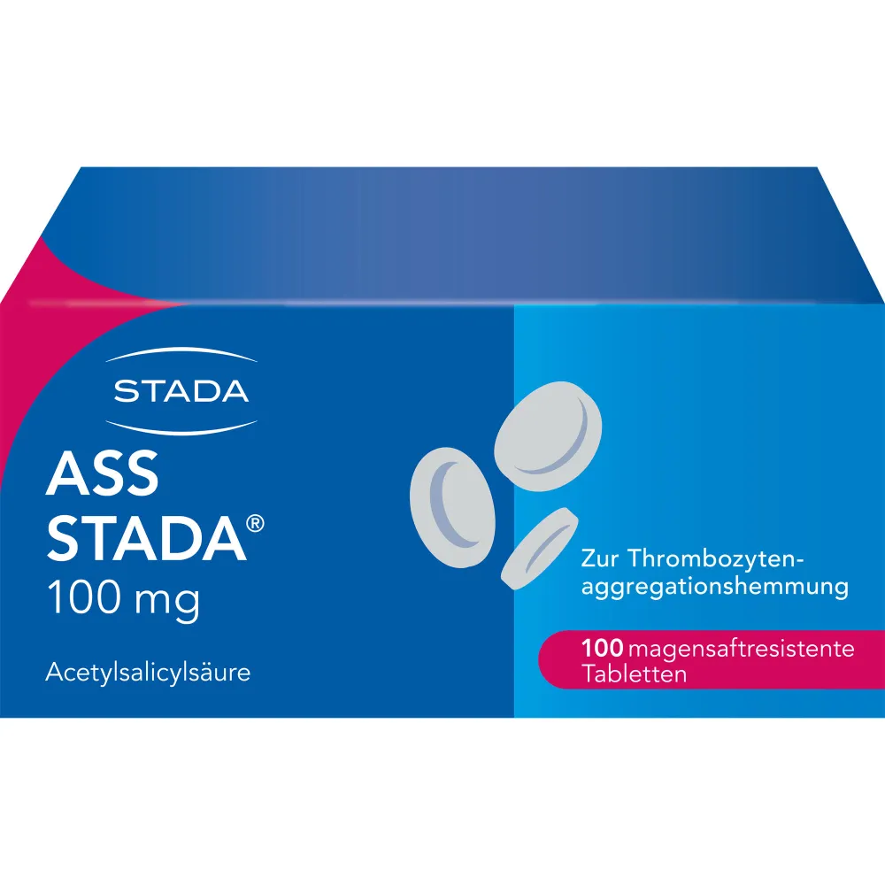 Ass Stada 100 mg magensaftresistente Tabletten 100 St