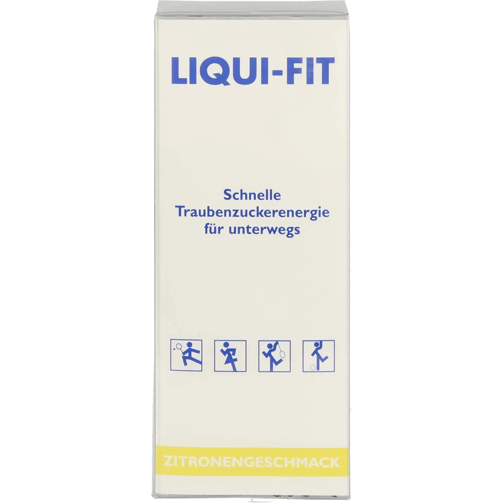Liqui Fit flüssige Zuckerlösung Lemon Beutel 12 St
