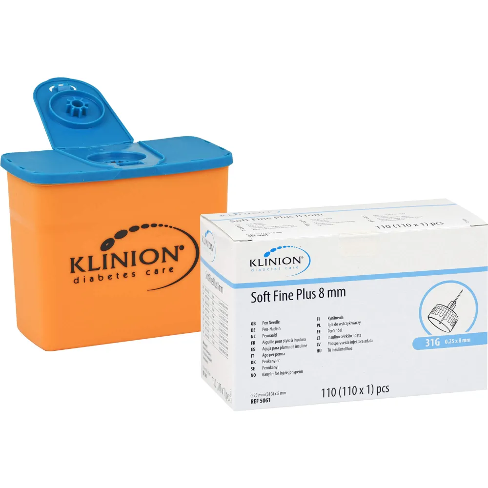 Soft Fine plus Kanülen 8 mm 31 G 0,25 mm 110 St