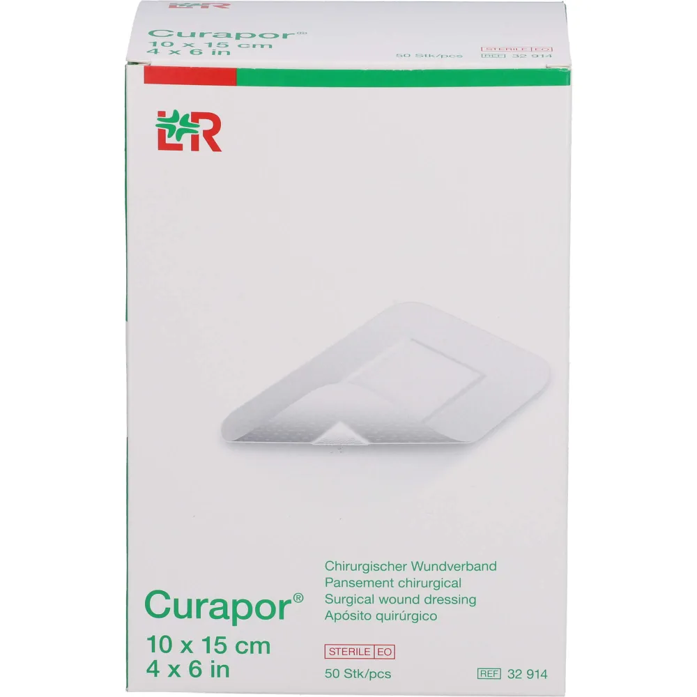 Curapor Wundverband steril chirurgisch 10x15 cm 50 St