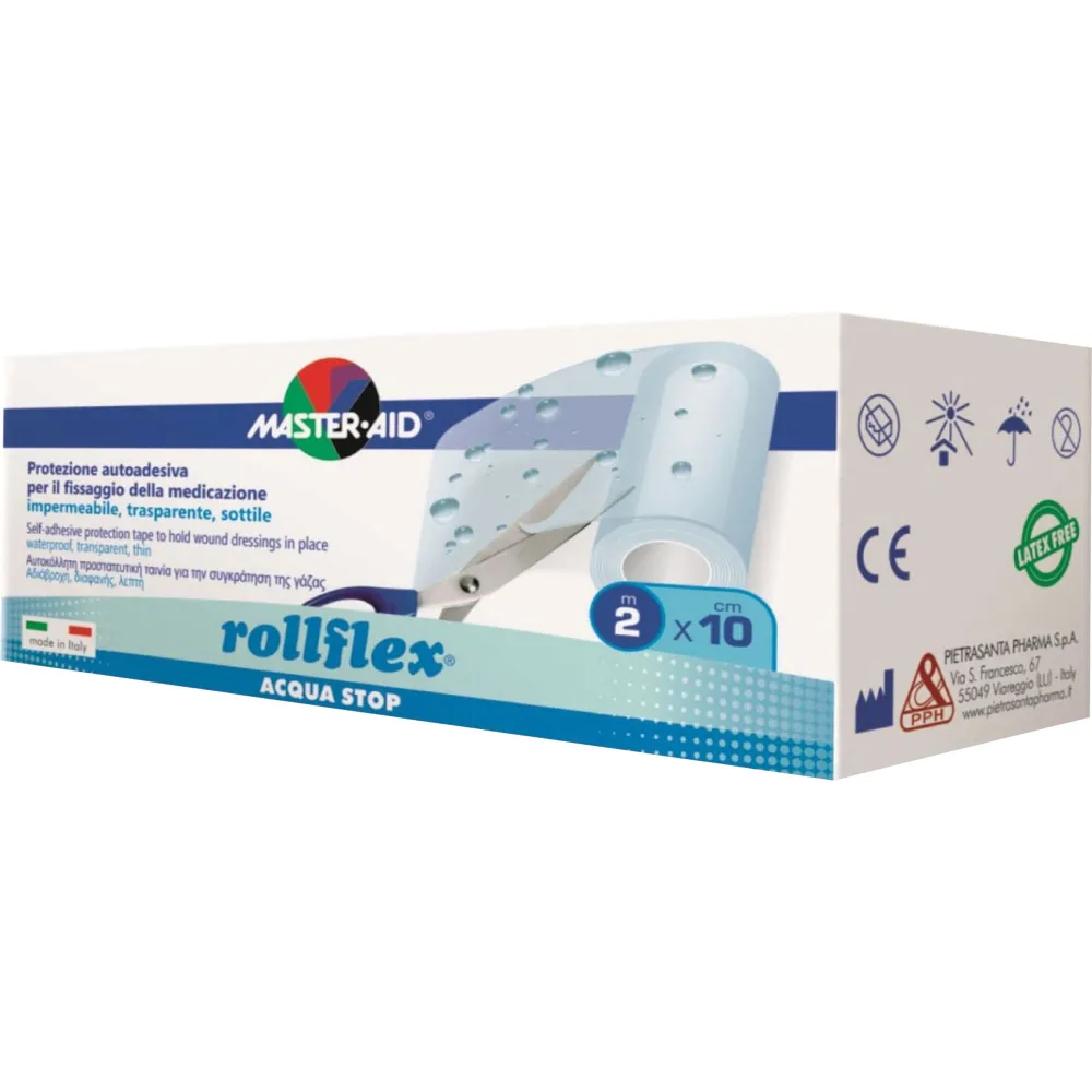 Rollflex Acqua Stop Fixierfolie wasserd.10 cmx2 m 1 St