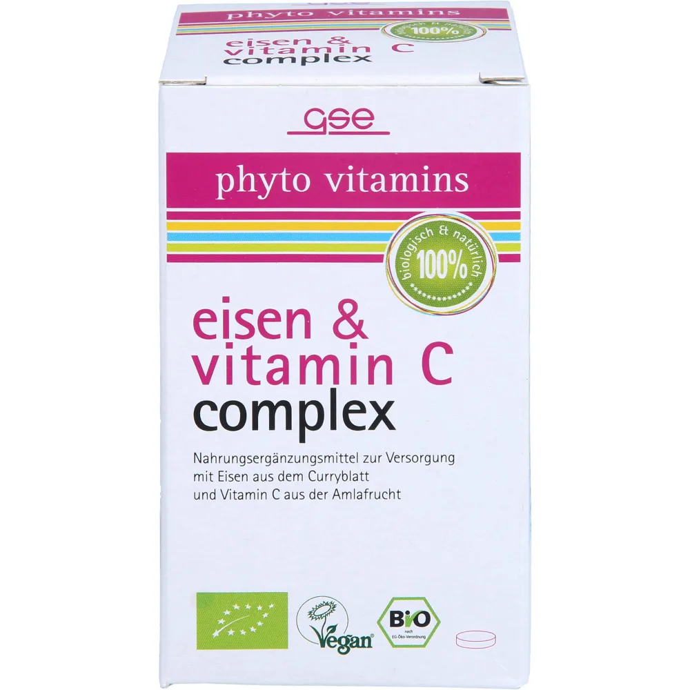 Gse Eisen & Vitamin C Complex Bio Tabletten 60 St