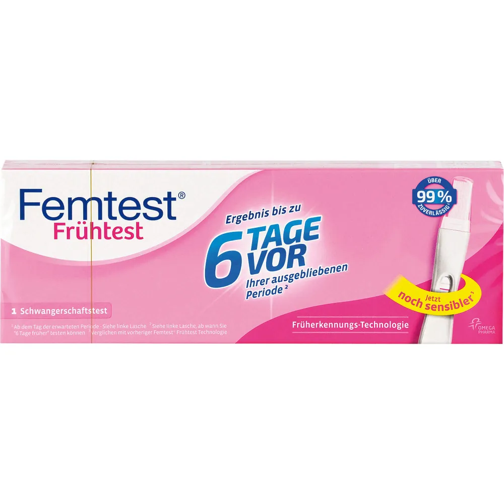 Femtest Frühtest 6 Tage vor 1 St