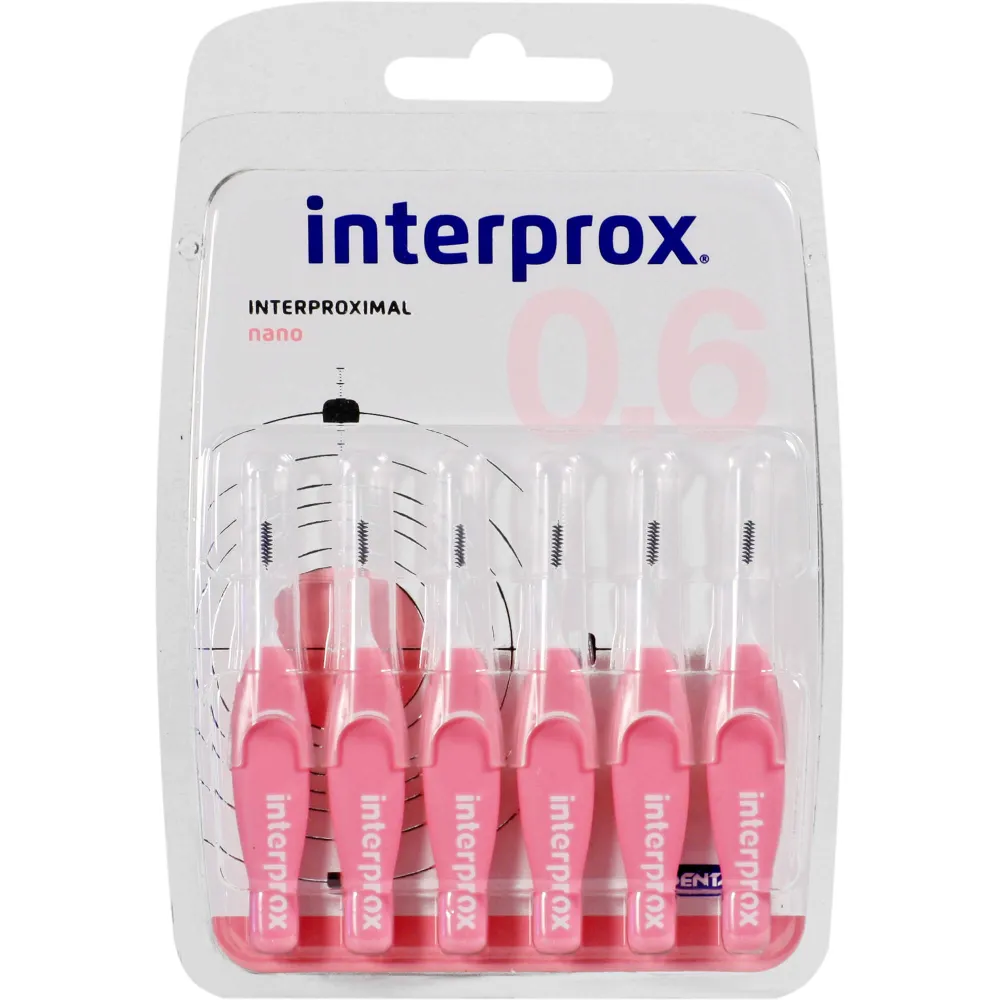 Interprox reg nano rosa Interdentalbürste Blister 6 St