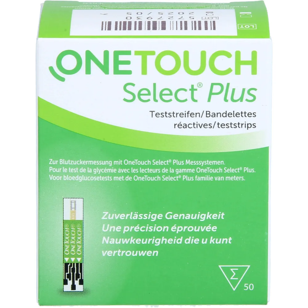 One Touch Select Plus Blutzucker Teststreifen 50 St