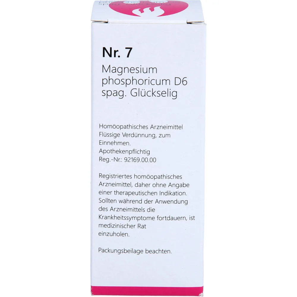 Nr.7 Magnesium phosphoricum D 6 spag.Glückselig 50 ml