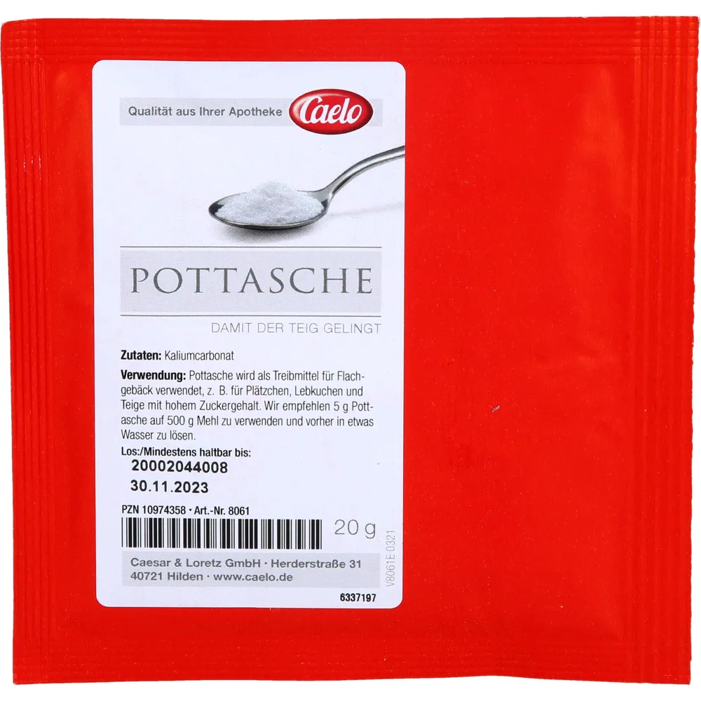 Pottasche Caelo Hv-Packung Blechdose 20 g