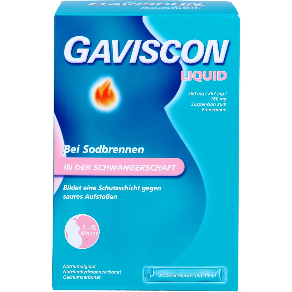Gaviscon Liquid 500 mg/267 mg/160 mg Susp.z.Einn. 240 ml