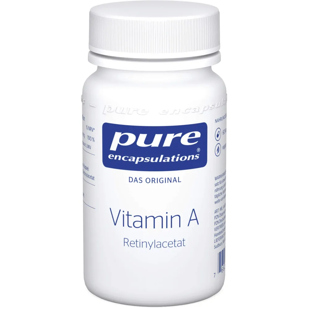 Pure Encapsulations Vitamin A Retinylacetat Kaps. 60 St