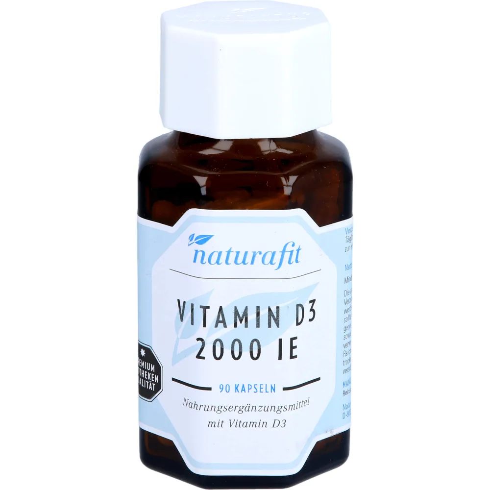 Naturafit Vitamin D3 2000 I.E. Kapseln 90 St