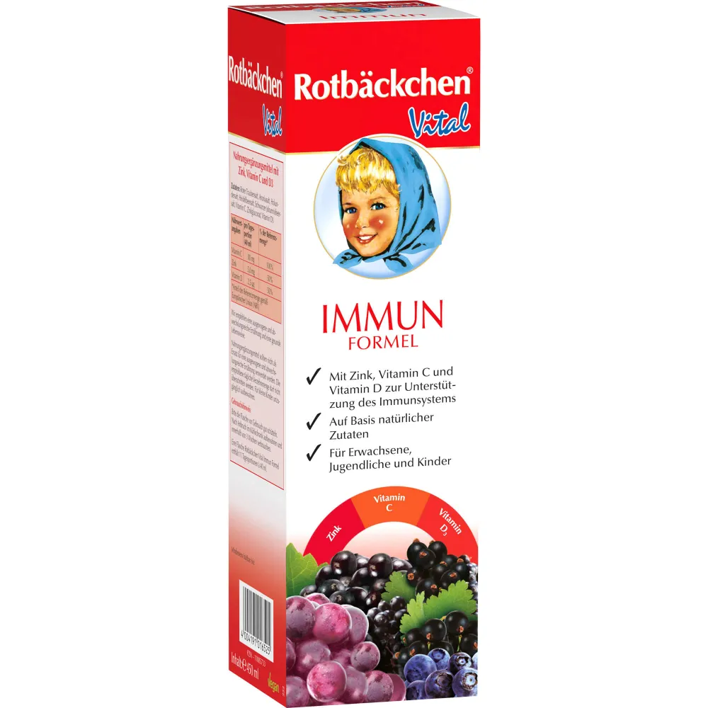 Rabenhorst Rotbäckchen Vital Immun Formel Saft 450 ml